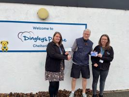 President David with Louise and Danielle of Dingles Promise.